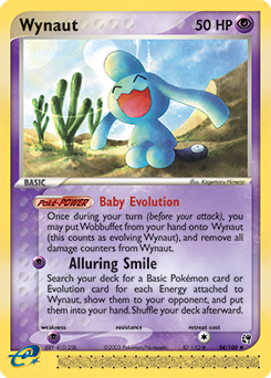 Wynaut, Sandstorm #54, Pokémon TCG card