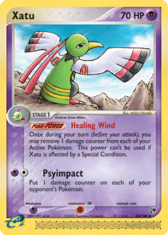 Xatu, Sandstorm #55, Pokémon TCG card