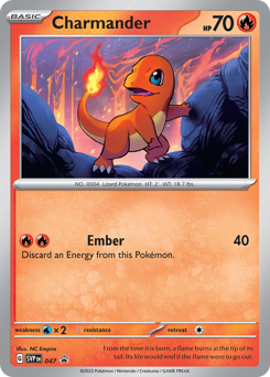 Charmander, Scarlet & Violet Black Star Promos #47, Pokémon TCG card