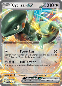 Cyclizar ex, Scarlet & Violet Black Star Promos #18, Pokémon TCG card