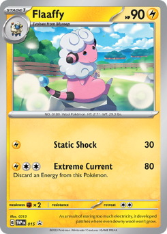 Flaaffy, Scarlet & Violet Black Star Promos #15, Pokémon TCG card