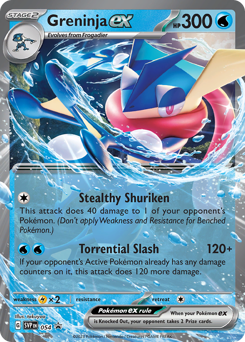 Greninja ex, Scarlet & Violet Black Star Promos #54, Pokémon TCG card