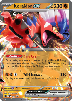 Koraidon ex, Scarlet & Violet Black Star Promos #29, Pokémon TCG card