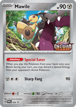 Mawile, Scarlet & Violet Black Star Promos #39, Pokémon TCG card