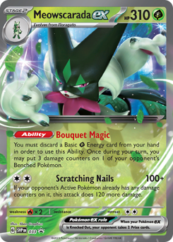 Meowscarada ex, Scarlet & Violet Black Star Promos #33, Pokémon TCG card