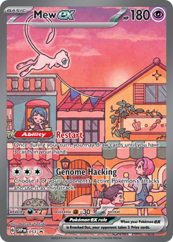 Mew ex, Scarlet & Violet Black Star Promos #53, Pokémon TCG card