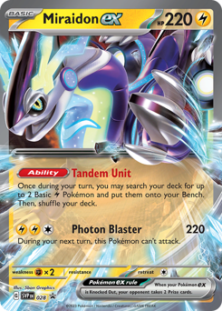Miraidon ex, Scarlet & Violet Black Star Promos #28, Pokémon TCG card