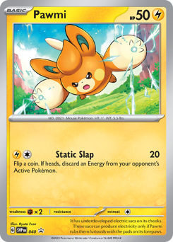 Pawmi, Scarlet & Violet Black Star Promos #40, Pokémon TCG card