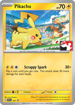 Pikachu, Scarlet & Violet Black Star Promos #101, Pokémon TCG card