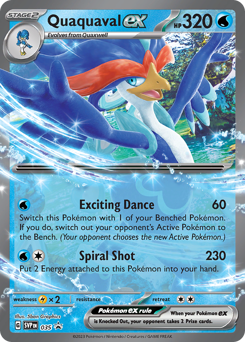 Quaquaval ex, Scarlet & Violet Black Star Promos #35, Pokémon TCG card