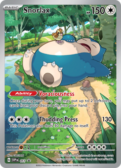 Snorlax, Scarlet & Violet Black Star Promos #51, Pokémon TCG card