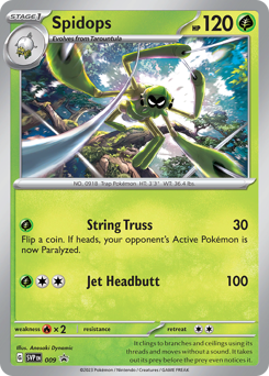 Spidops, Scarlet & Violet Black Star Promos #9, Pokémon TCG card