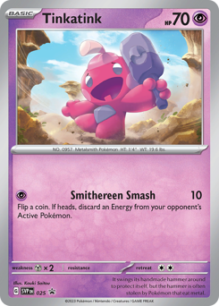 Tinkatink, Scarlet & Violet Black Star Promos #25, Pokémon TCG card