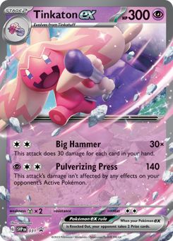Tinkaton ex, Scarlet & Violet Black Star Promos #31, Pokémon TCG card