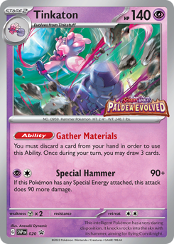 Tinkaton, Scarlet & Violet Black Star Promos #20, Pokémon TCG card