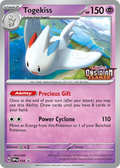 Togekiss, Scarlet & Violet Black Star Promos #38, Pokémon TCG card