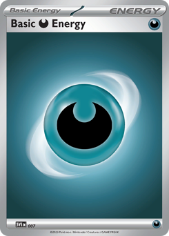 Basic Darkness Energy, Scarlet & Violet Energies #7, Pokémon TCG card