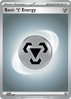 Basic Metal Energy, Scarlet & Violet Energies #8, Pokémon TCG card