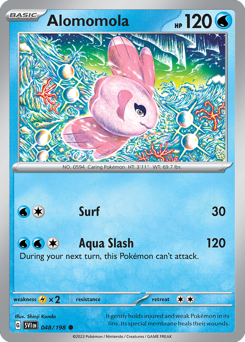 Alomomola, Scarlet & Violet #48, Pokémon TCG card