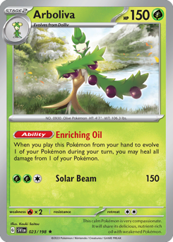 Arboliva, Scarlet & Violet #23, Pokémon TCG card