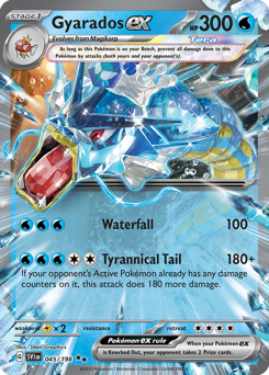 Gyarados ex, Scarlet & Violet #45, Pokémon TCG card