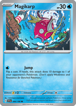 Magikarp, Scarlet & Violet #44, Pokémon TCG card