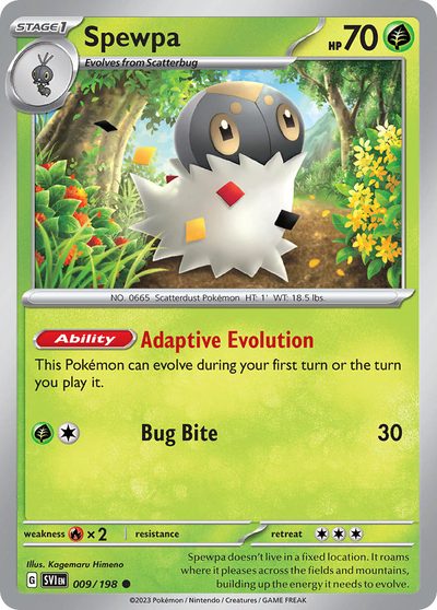 Pineco, Scarlet & Violet #1, Pokémon TCG card