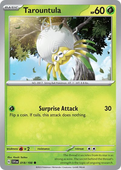 Pineco, Scarlet & Violet #1, Pokémon TCG card