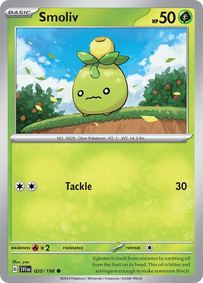 Pineco, Scarlet & Violet #1, Pokémon TCG card