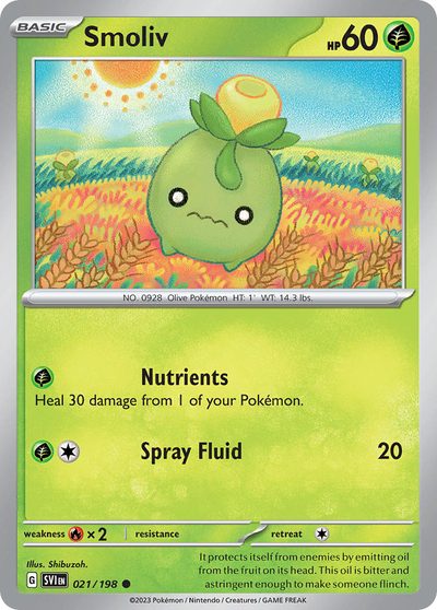 Pineco, Scarlet & Violet #1, Pokémon TCG card