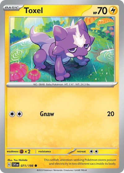 Pineco, Scarlet & Violet #1, Pokémon TCG card