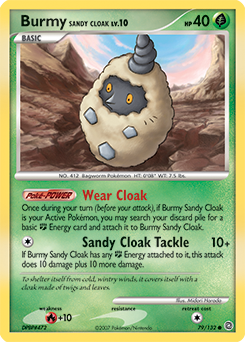 Burmy Sandy Cloak, Secret Wonders #79, Pokémon TCG card