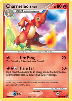 Charmeleon, Secret Wonders #46, Pokémon TCG card