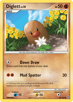 Diglett, Secret Wonders #85, Pokémon TCG card