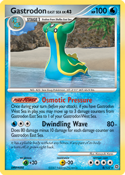 Gastrodon East Sea, Secret Wonders #8, Pokémon TCG card