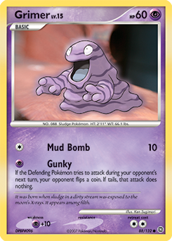 Grimer, Secret Wonders #88, Pokémon TCG card