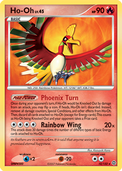 Ho-Oh, Secret Wonders #10, Pokémon TCG card