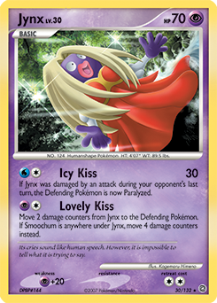 Jynx, Secret Wonders #30, Pokémon TCG card