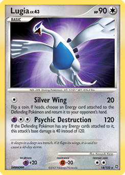 Lugia, Secret Wonders #14, Pokémon TCG card