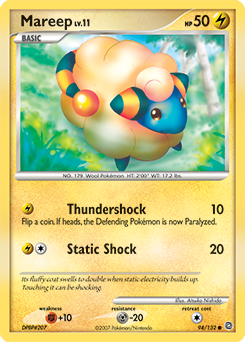 Mareep, Secret Wonders #94, Pokémon TCG card