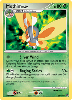 Mothim, Secret Wonders #33, Pokémon TCG card