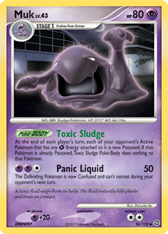 Muk, Secret Wonders #56, Pokémon TCG card
