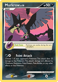 Murkrow, Secret Wonders #95, Pokémon TCG card