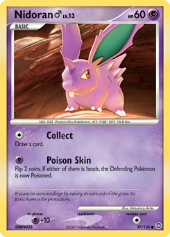 Nidoran ♂, Secret Wonders #97, Pokémon TCG card