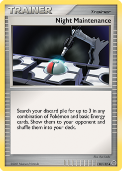 Night Maintenance, Secret Wonders #120, Pokémon TCG card