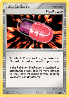 PlusPower, Secret Wonders #121, Pokémon TCG card
