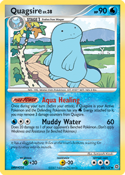 Quagsire, Secret Wonders #60, Pokémon TCG card