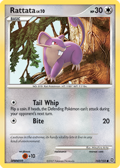 Rattata, Secret Wonders #103, Pokémon TCG card