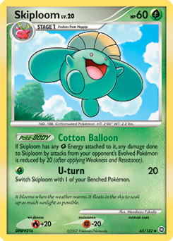 Skiploom, Secret Wonders #65, Pokémon TCG card