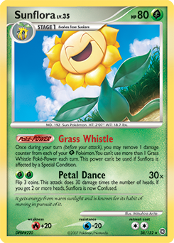 Sunflora, Secret Wonders #38, Pokémon TCG card